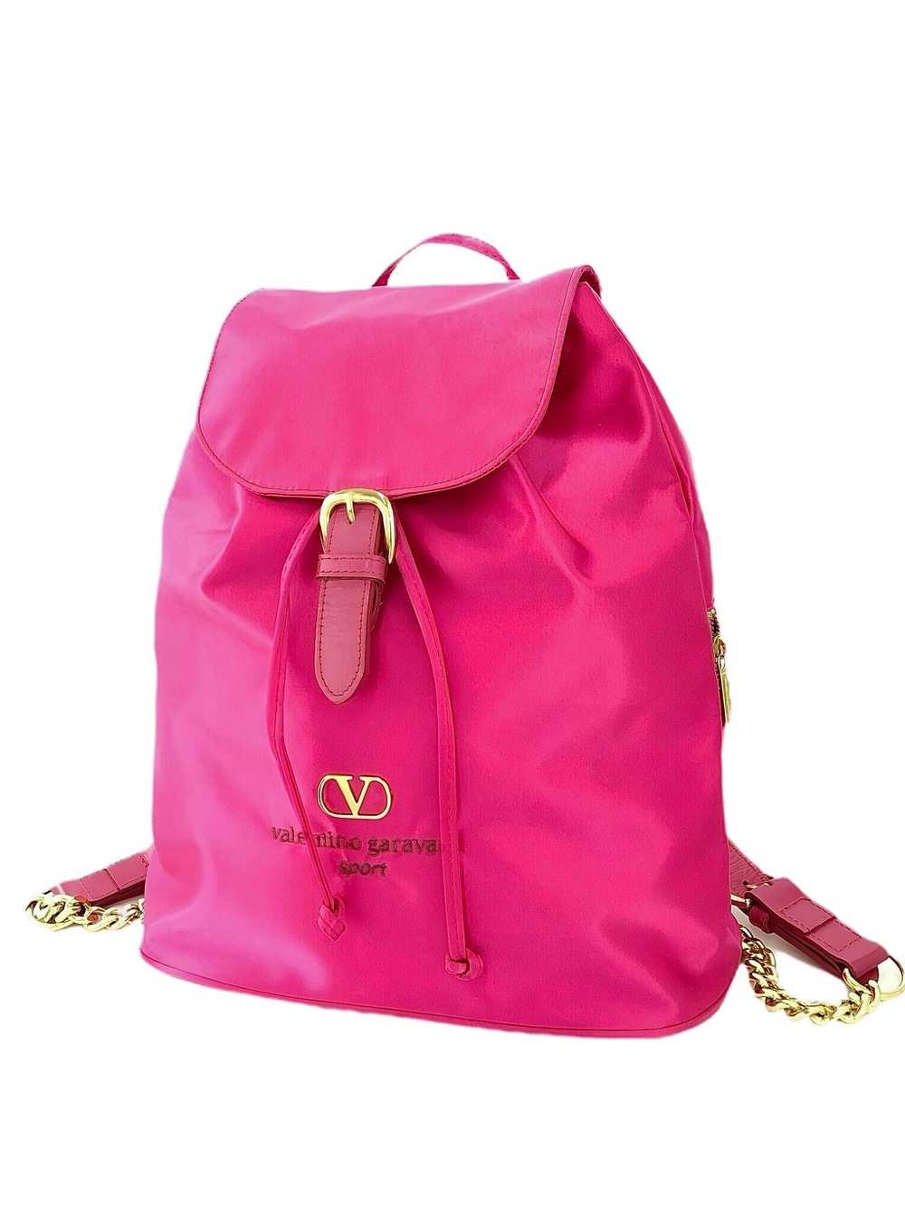 VALENTINO GARVANI SPORT PINK NYLON BACKPACK